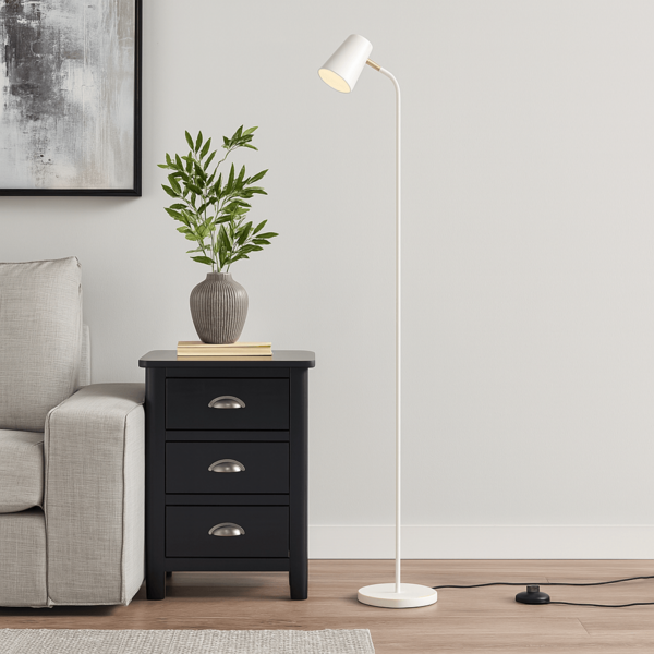 Luminária de Piso Chão Clara Branca