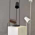 Luminária de Piso Chão Clara Marrom Cortem