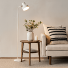 Luminária de Piso Chão Elizabeth Branca