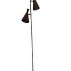 Luminária De Piso Chão Jacoba Marrom/cortem