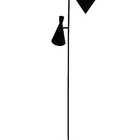 Luminária De Piso Chão Jacoba Preto