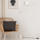 Luminária de Piso Chão Nelle Branca