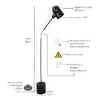 Luminária de Piso Chão Nelle Branca