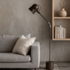 Luminária de Piso Chão Nelle Marrom Cortem