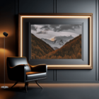 Luminária De Piso Chão Ralph Preto