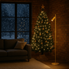 Luminária de Piso Chão Sofhie Dourada (Edição de Natal)