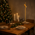 Luminária de Piso Chão Sofhie Dourada (Edição de Natal)