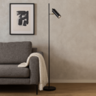 Luminária De Piso Chão Sofhie Preta