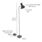 Luminária de Piso Chão Tarsila Branca