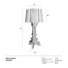 Luminária De Piso Polaris - Bourgie - Prata