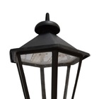 Luminária De Poste Colonial Italiana Grande Led De Alumínio