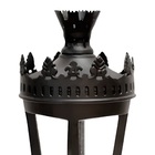 Luminária De Poste Colonial Jardim Ouro Preto Led E Alumínio