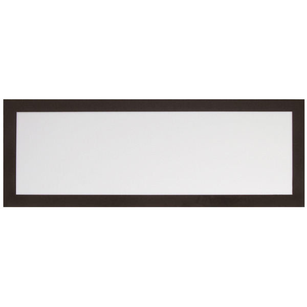 Luminária de Teto de Embutir Tualux Retangular Metal e Plástico Preto Bivolt