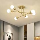 Luminária De Teto Lines Dourado Bivolt Design Moderno Ideal P