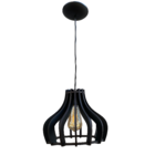 Luminária De Teto Madeira Bivolt E27 Sala Ilha Cozinha Balcão