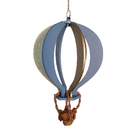 Luminária De Teto Pendente Balão Cúpula 30x15cm  Cinza5982