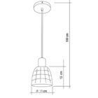 Luminária De Teto Pendente Framme Vidro Moderno E27 Bivolt Co