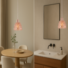 Luminária De Teto Pendente Framme Vidro Moderno E27 Bivolt Co