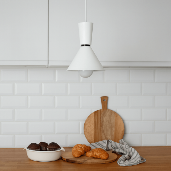 Luminária de Teto Pendente Golda Branca