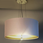 Luminária De Teto Pendente Interna Bronze 40x15cm Cru5803