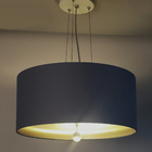 Luminária De Teto Pendente Interna Bronze 40x15cm Preto5806