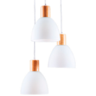 Luminária De Teto Pendente Lenna Vidro Com Detalhe Madeira 3