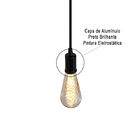 Luminária De Teto Pendente Lustre Simples Retrô Soquete E27