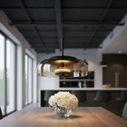 Luminária De Teto Pendente Stella Led Integrado 3 Cores Em 1