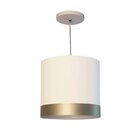 Luminária De Teto Pendente Tom Luz Iluminação Branco/faixa Br