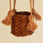 Luminária De Teto Plafon Balão Cúpula 30x15cm  Cáqui5975