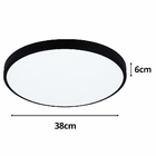 Luminária De Teto Plafon Com Led Integrado Dubai 38cm 6500k 3