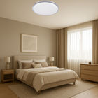 Luminária De Teto Plafon Com Led Integrado Leaf Três Cores Em