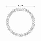 Luminária De Teto Plafon Com Led Integrado Prisma Três Cores