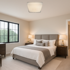 Luminária De Teto Plafon Com Led Integrado Prisma Três Cores