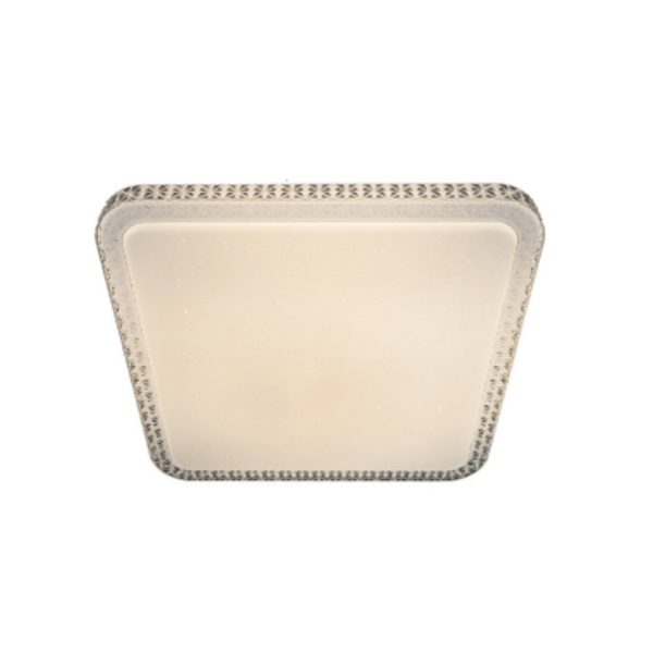 Luminária De Teto Plafon Com Led Integrado Prisma Três Cores