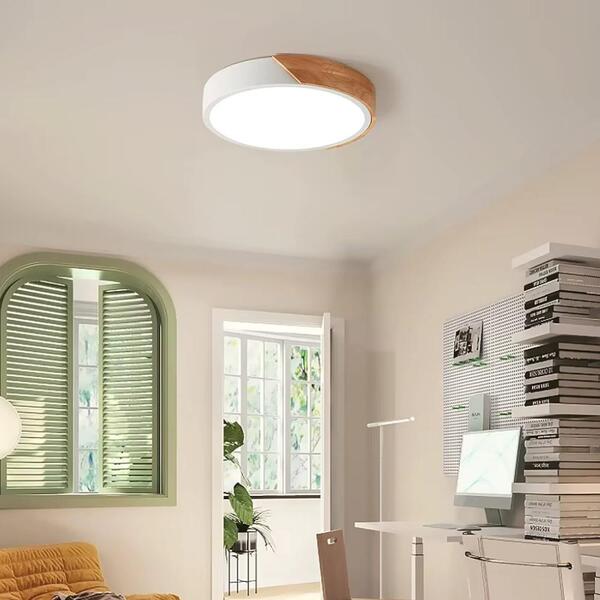 Luminária De Teto Plafon Led 45w Siena Sobrepor Redonda Moder