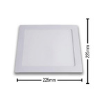 Luminária De Teto Plafon Painel De Embutir Led Slim Quadrada