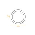 Luminária De Teto Plafon Painel De Embutir Led Slim Redonda 1