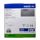 Luminária De Teto Plafon Painel De Embutir Led Slim Redonda 2