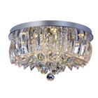 Luminária De Teto Plafon Sobrepor Led Cristal Gretta 24w Bivo