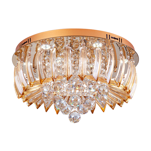 Luminária De Teto Plafon Sobrepor Led Cristal Gretta 24w Bivo