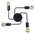 Luminária De Teto Quarto Sala Cozinha Sputnik 4 Braços