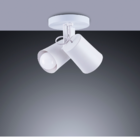 Luminária De Teto Spot Sobrepor Direcionável Fokus 2 Lâmpadas