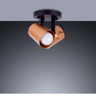 Luminária De Teto Spot Sobrepor Direcionável Fokus 2 Lâmpadas