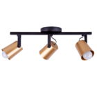 Luminária De Teto Spot Trilho Direcionável Fokus 3 Lâmpadas E