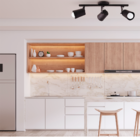 Luminária De Teto Spot Trilho Direcionável Fokus 3 Lâmpadas E