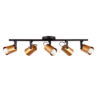 Luminária De Teto Spot Trilho Direcionável Fokus 5 Lâmpadas E