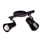 Luminária De Teto Spot Trilho Direcionável Octa 2 Lâmpadas Pr