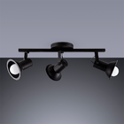 Luminária De Teto Spot Trilho Direcionável Octa Cupps 3 Lâmpa