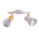 Luminária De Teto Spot Trilho Direcionável Octa Plus 2 Lâmpad